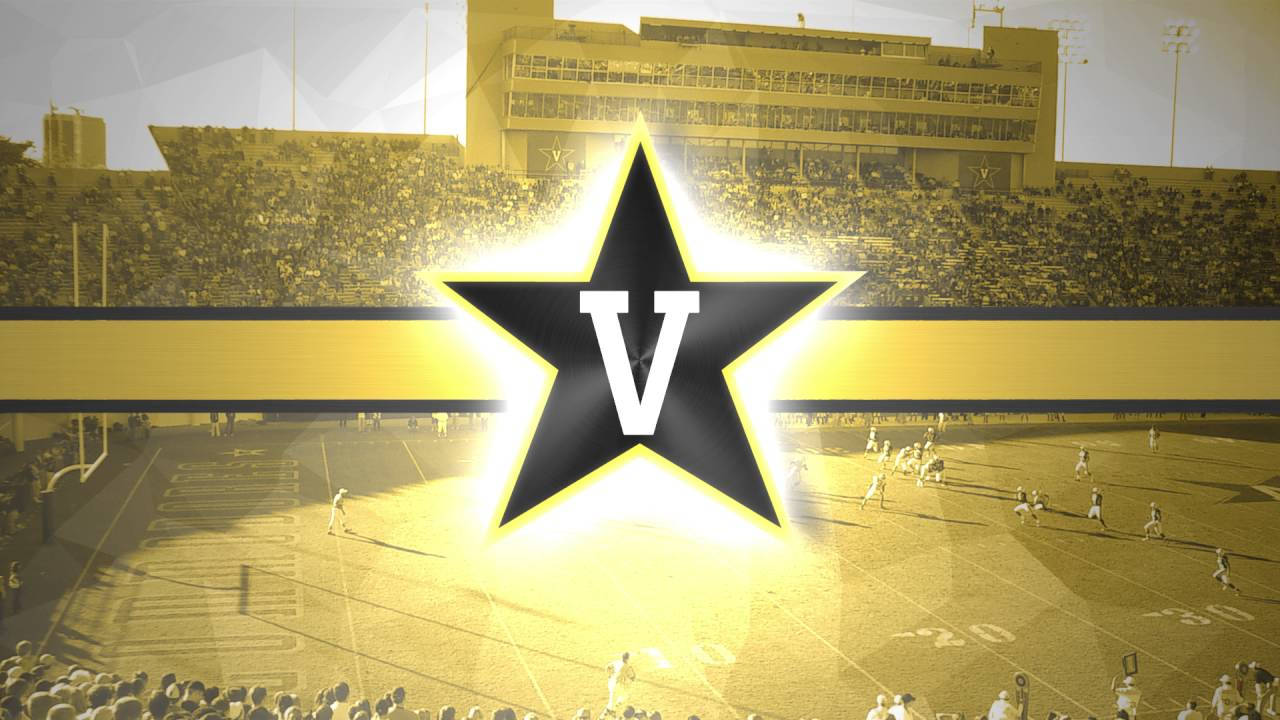 Golden Vanderbilt University Star Logo Wallpaper