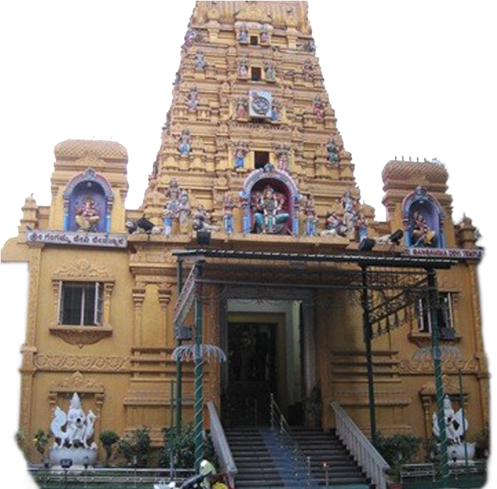 Golden Venkateswara Temple Architecture PNG