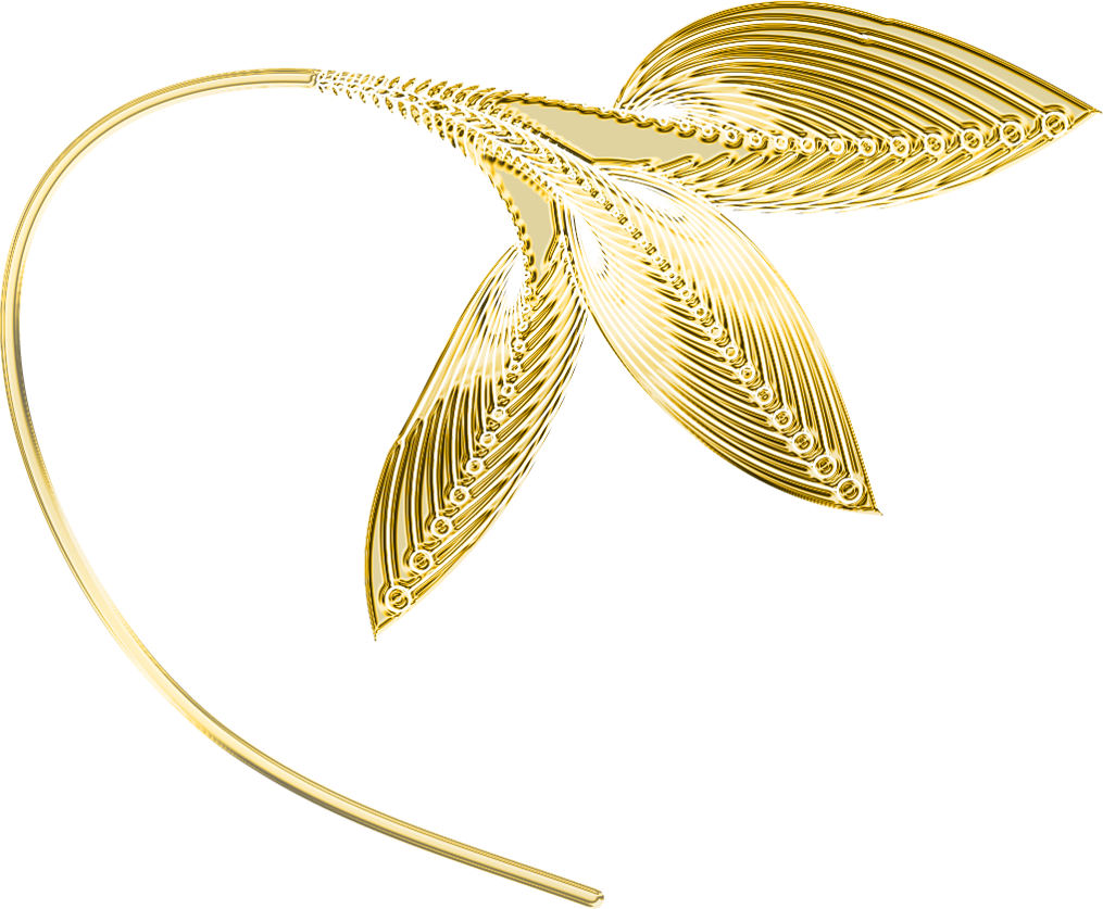 Golden Wheat Elegant Design PNG