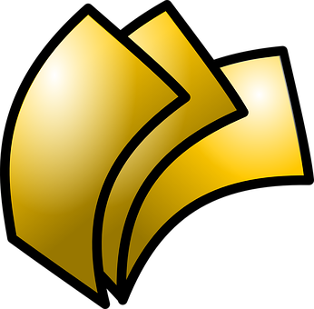 Golden Wifi Symbol PNG