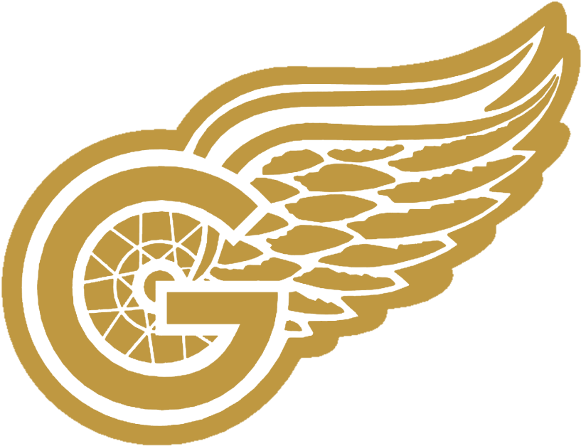Golden Winged Wheel Logo PNG