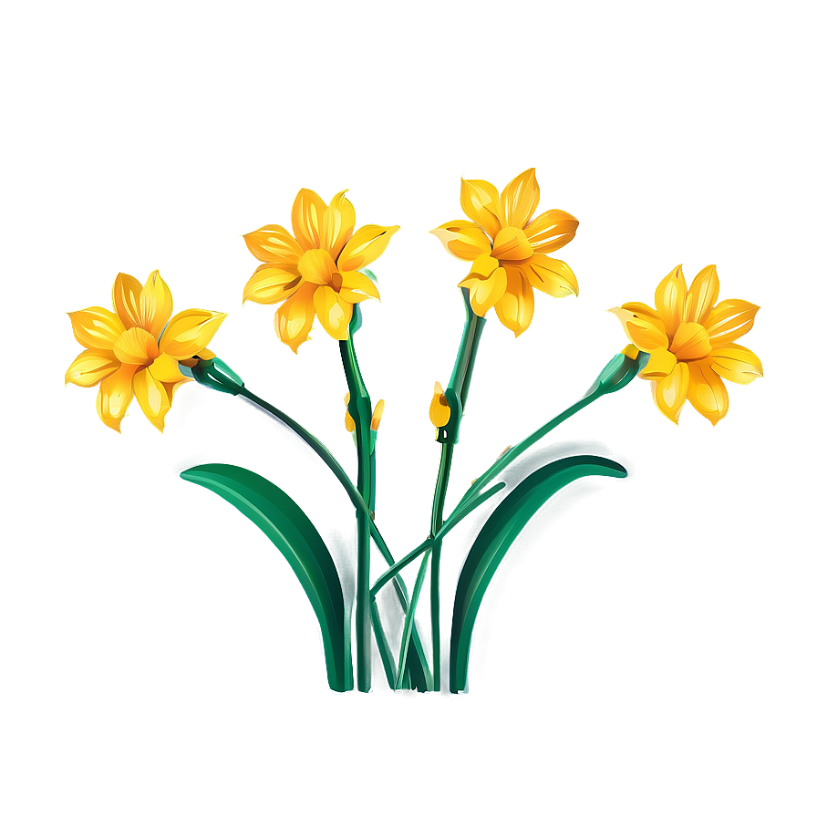 Golden Yellow Flowers Png 82 PNG