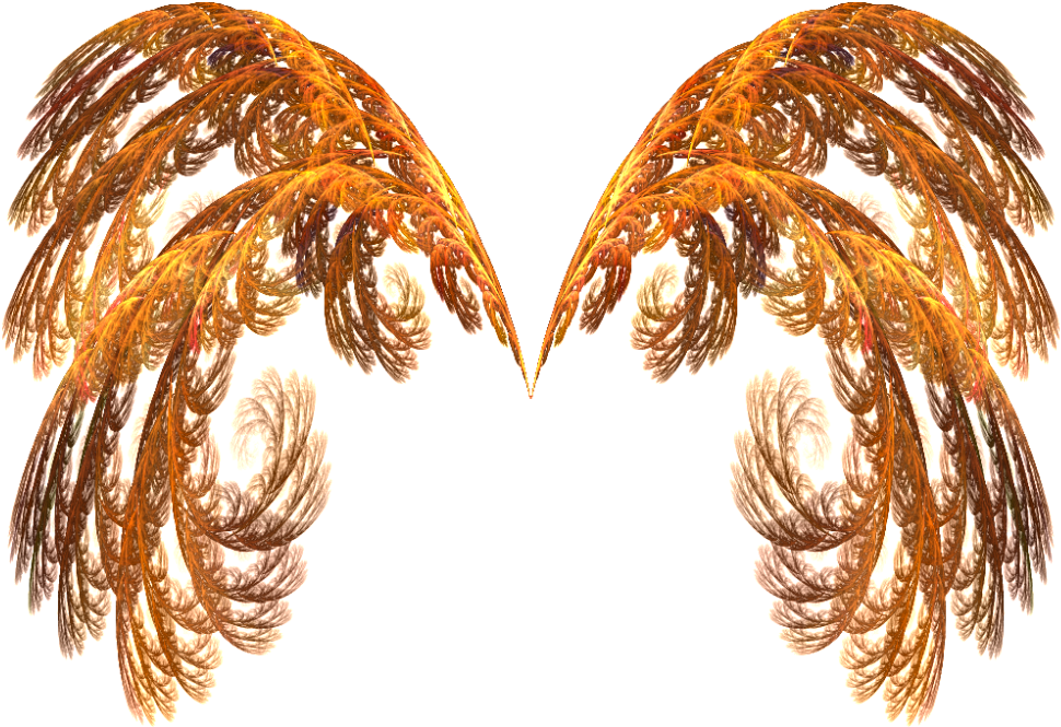 Golden_ Fractal_ Wings.png PNG