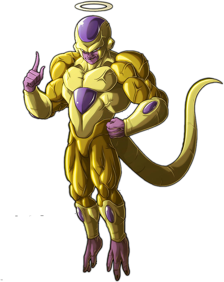 Download Golden_ Frieza_ Animated_ Character | Wallpapers.com