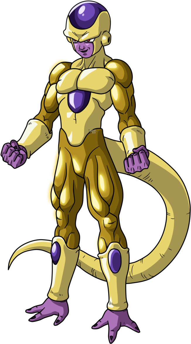 Download Golden_ Frieza_ Full_ Body_ Illustration.png | Wallpapers.com