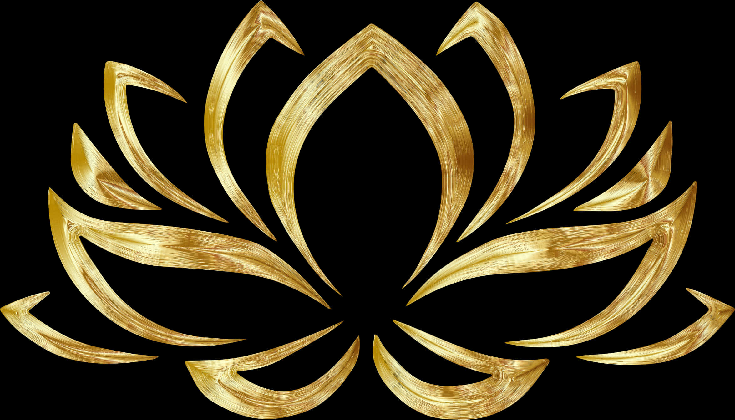 Golden_ Lotus_ Symbol_ Artwork PNG