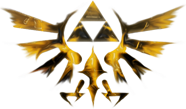 Golden_ Triforce_ Birds_ Logo PNG