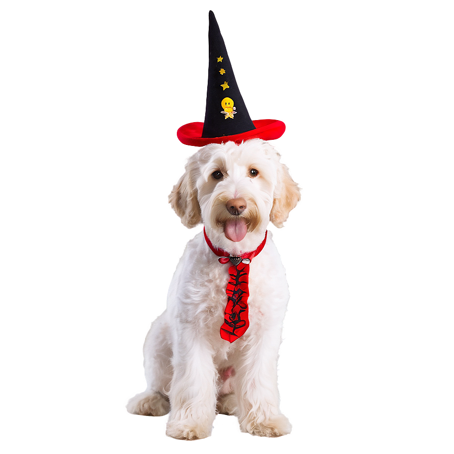 Goldendoodle In Costume Png 40 PNG