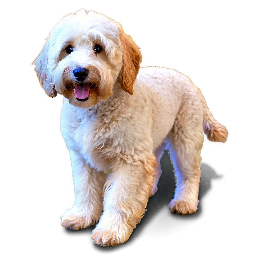 Goldendoodle In Field Png 46 PNG