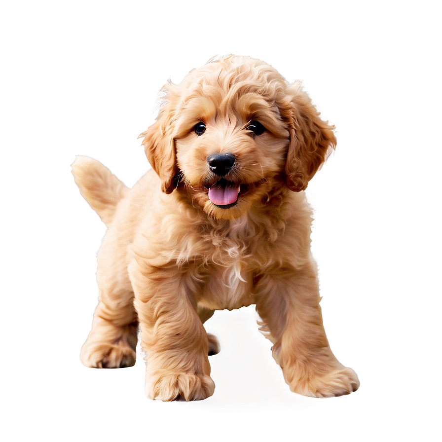 Goldendoodle Licking Png Gry46 PNG