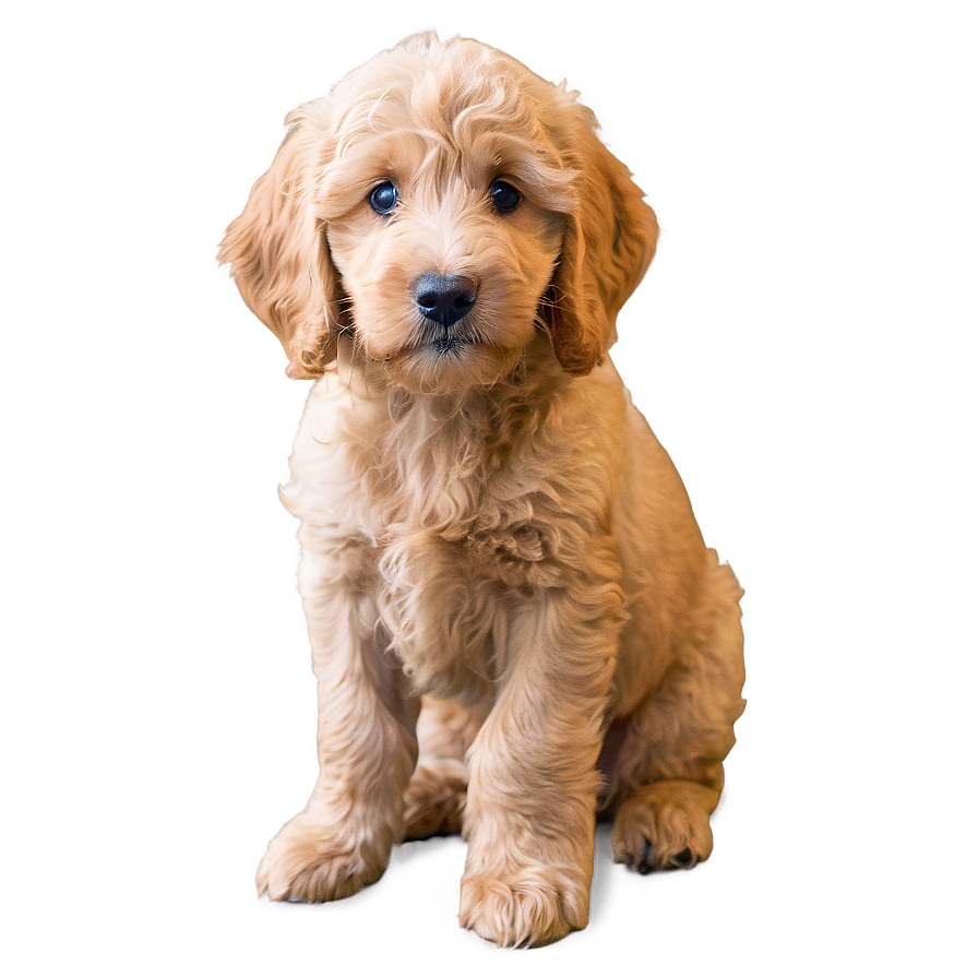 Goldendoodle Puppy Eyes Png 06262024 PNG