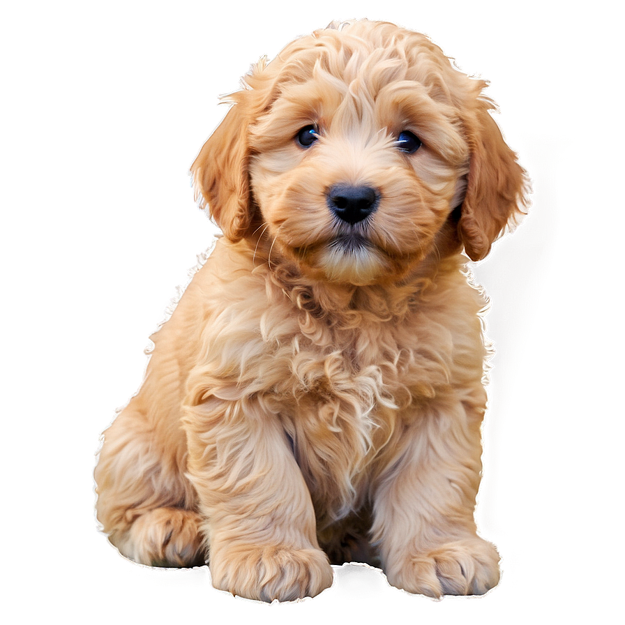 Goldendoodle Puppy Eyes Png Mpu PNG
