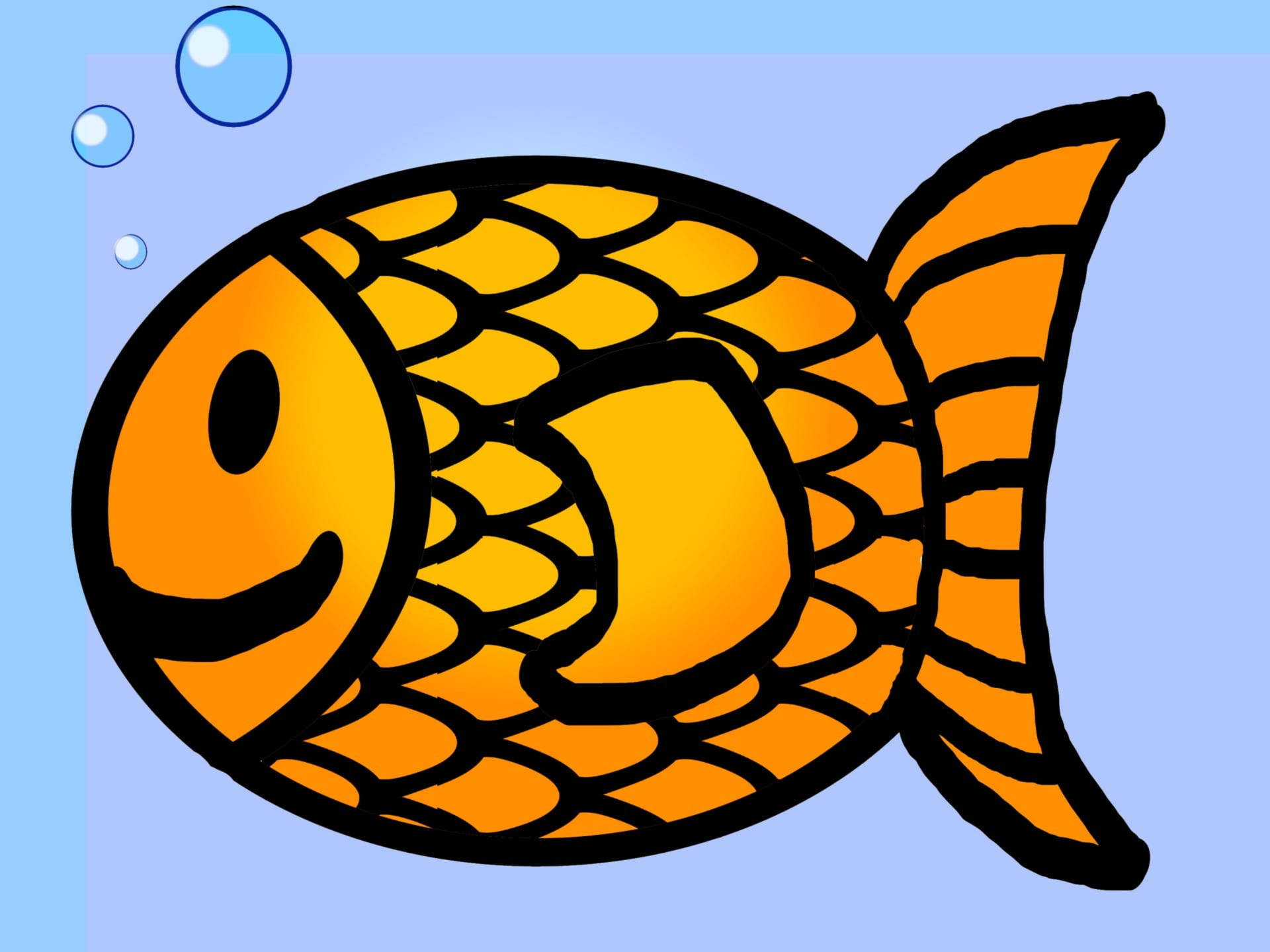 Goldfish Digital Drawing