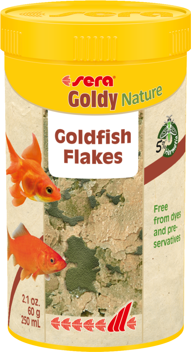 Goldfish Flakes Food Container PNG