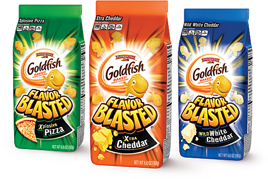 Goldfish Flavor Blasted Varieties PNG