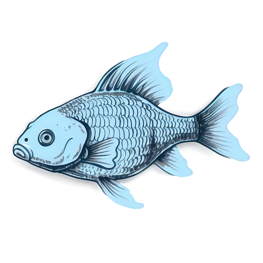 Goldfish Sketch Png 11 PNG