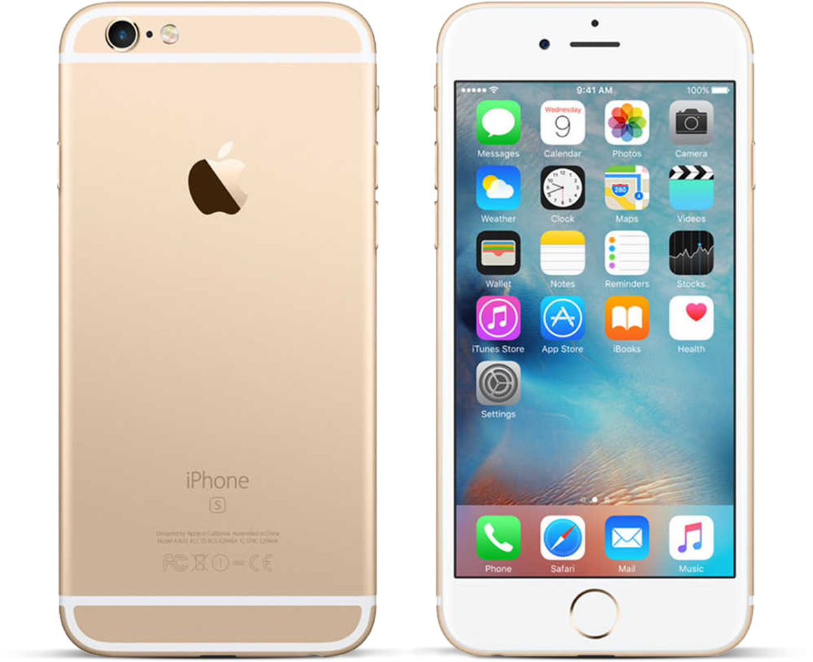 Goldi Phone6s Frontand Back PNG