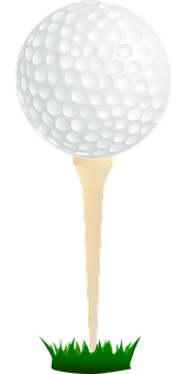 Golf Ballon Tee PNG