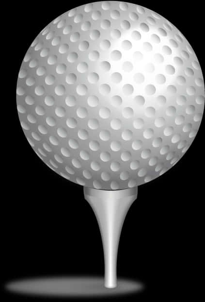 Golf Ballon Tee Graphic PNG