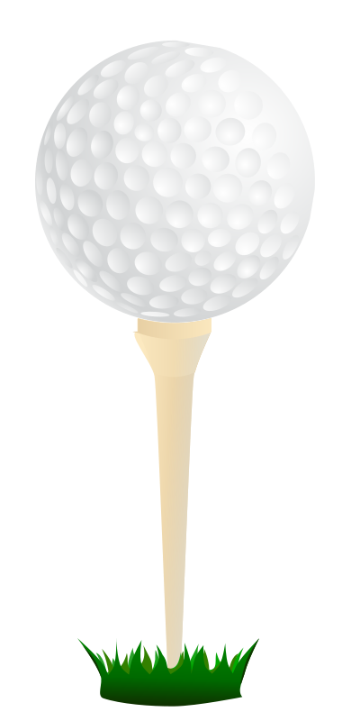 Golf Ballon Tee Vector PNG