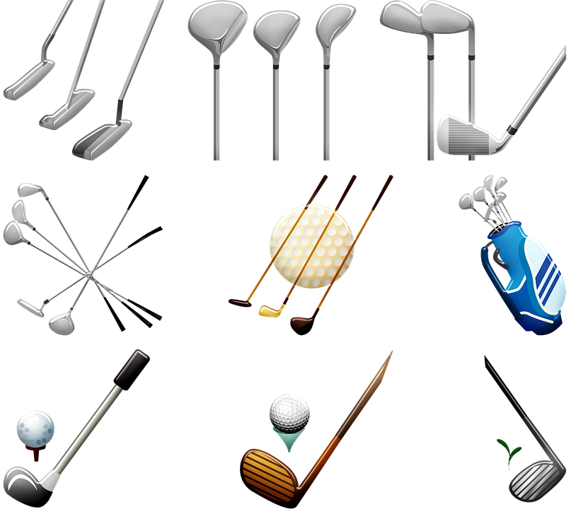 Golf Clubsand Accessories PNG