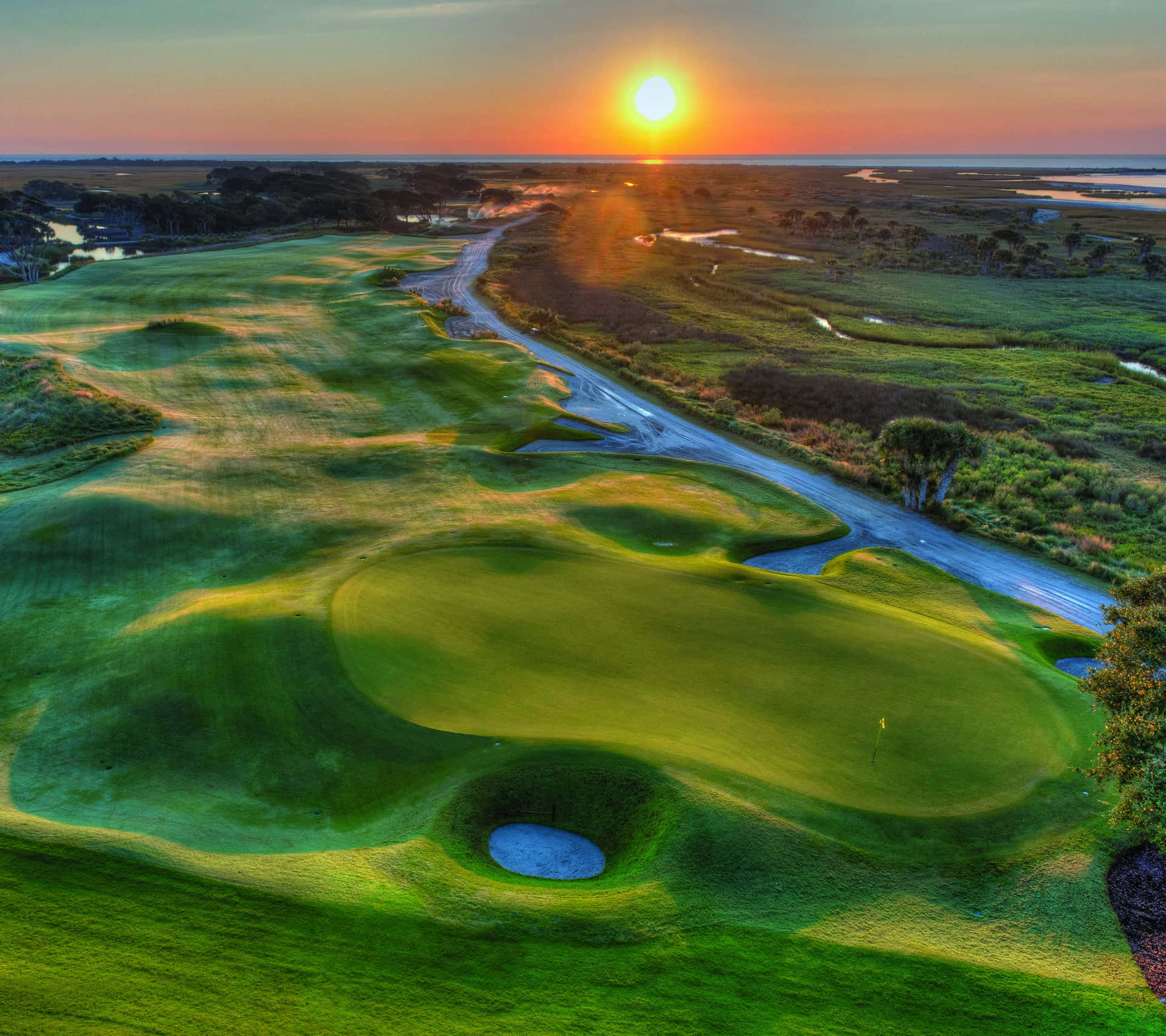 Enjoy the beauty of golf course - take in the scenery and appreciate the natural wonders.
