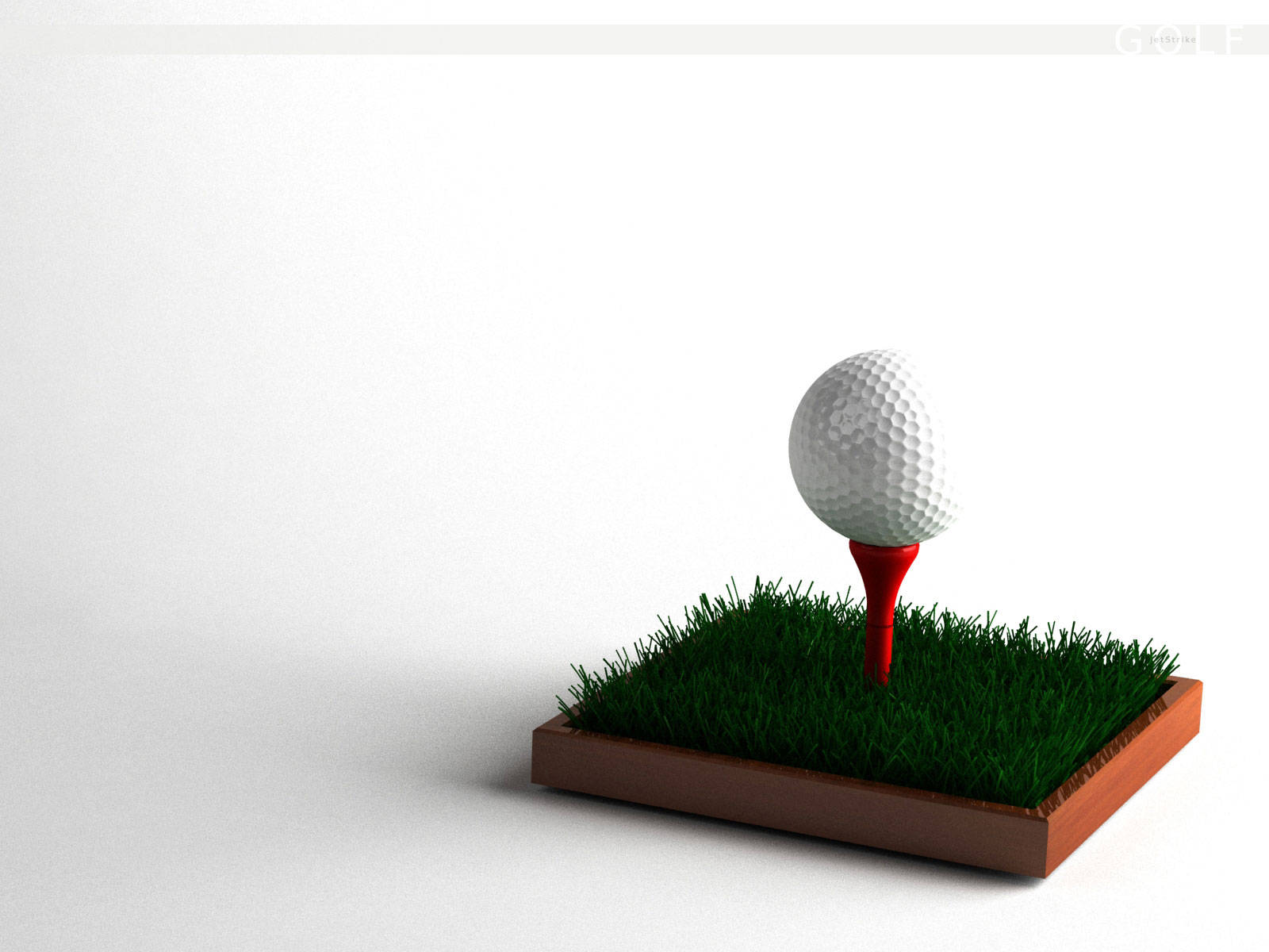 Golf Course Patch Golfing Desktop Wallpaper