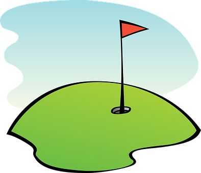 Golf Flagon Green Illustration PNG