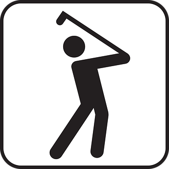 Golf Swing Icon PNG