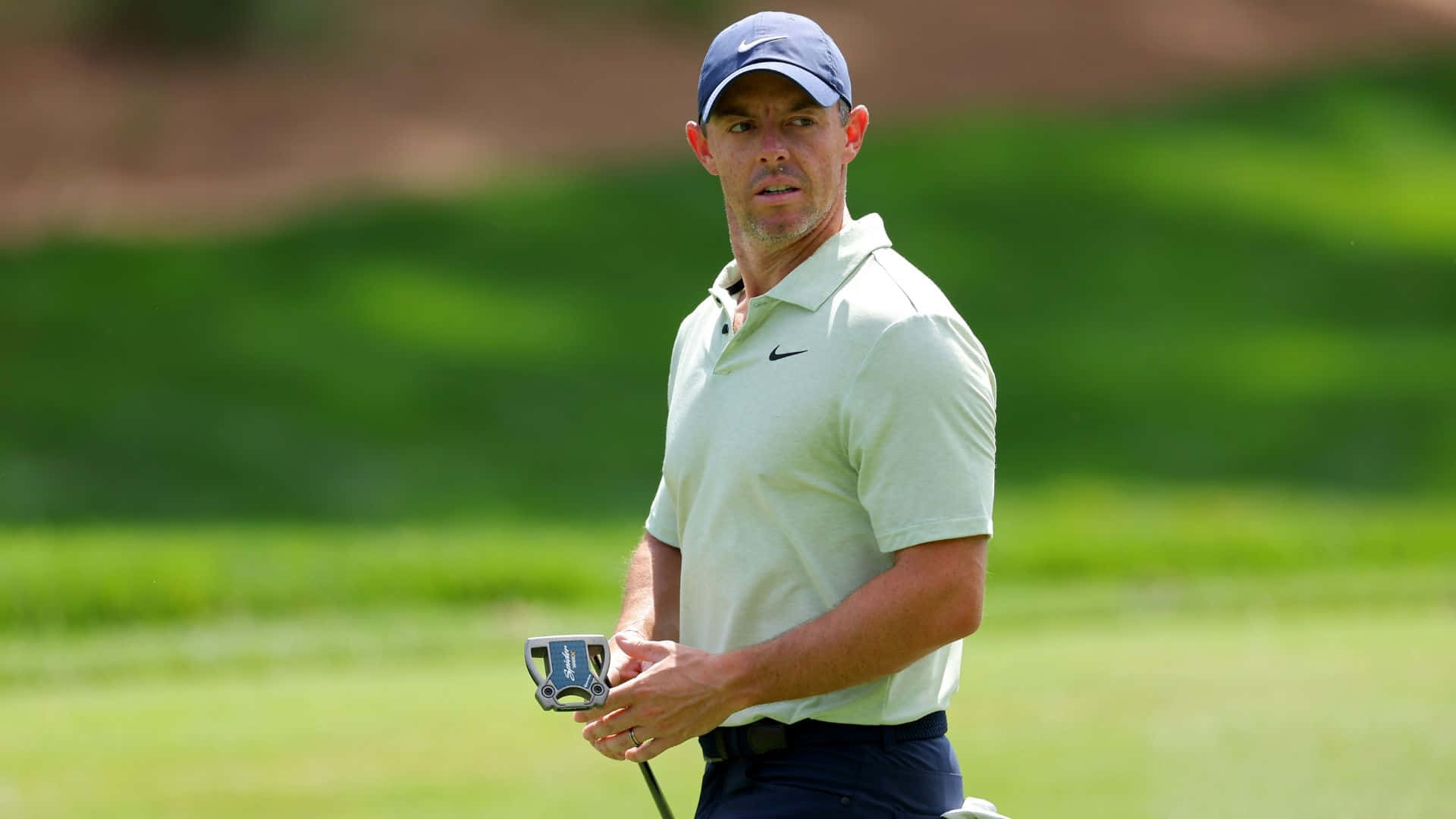 Concentration Du Golfeur Au Championnat Des Joueurs Fond d'écran