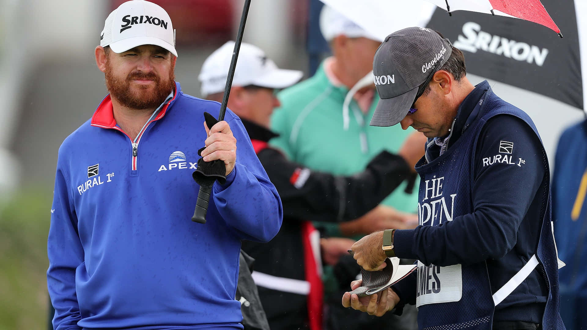 Golfeur Jb Holmes Avec Parapluie Fond d'écran