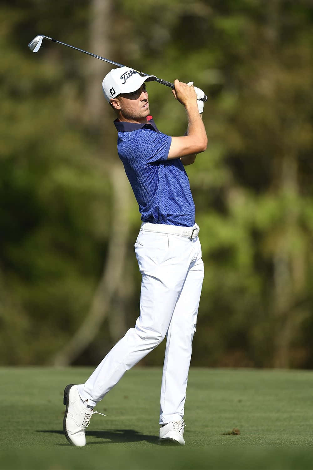 Action De Swing Du Golfeur Au Championnat Des Joueurs Fond d'écran