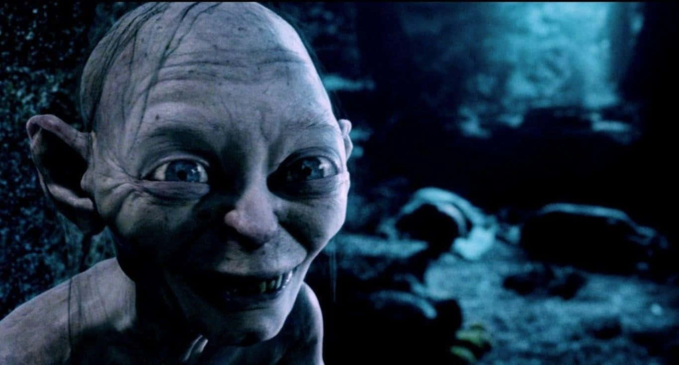 Gollum, the troubled creature from J.R.R Tolkien's The Lord of the Rings