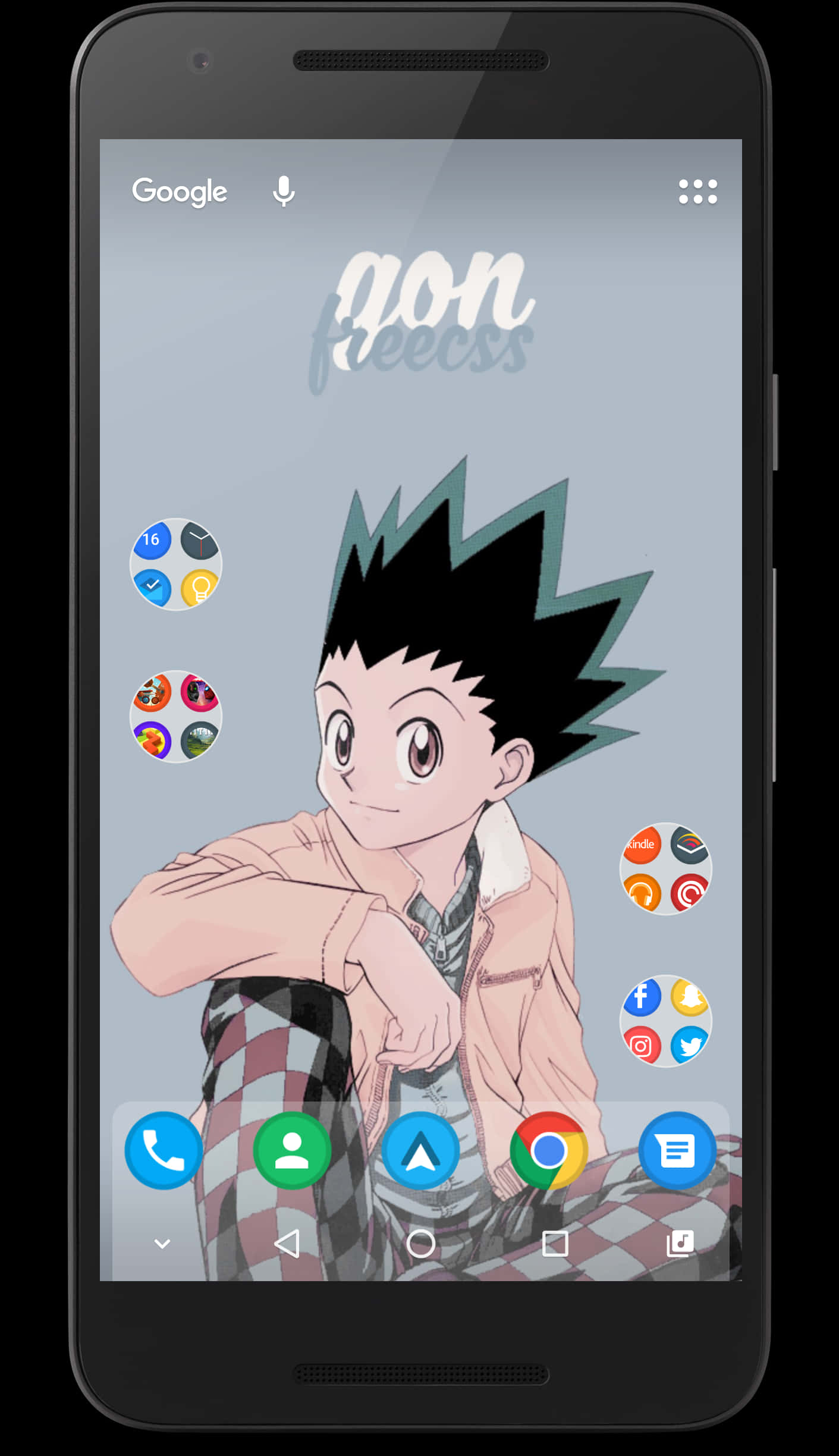 Gon Freecss Anime Character Smartphone Wallpaper PNG