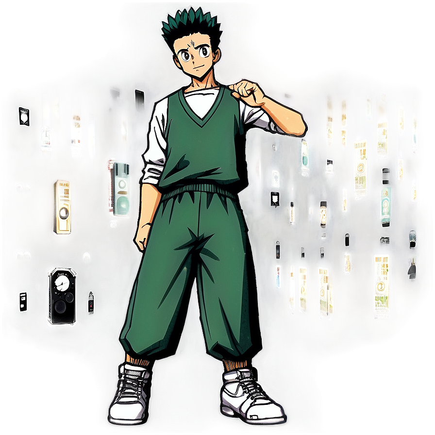 Gon Freecss Healing Moment Png Axj PNG