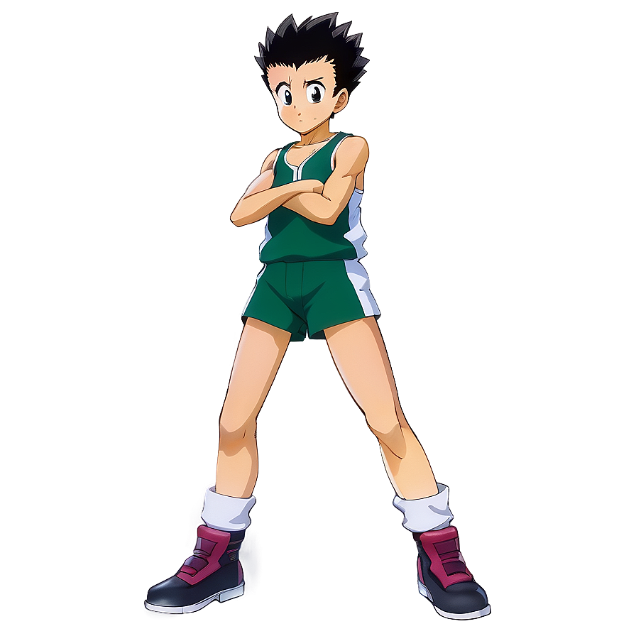 Gon Freecss Training Scene Png 06252024 PNG