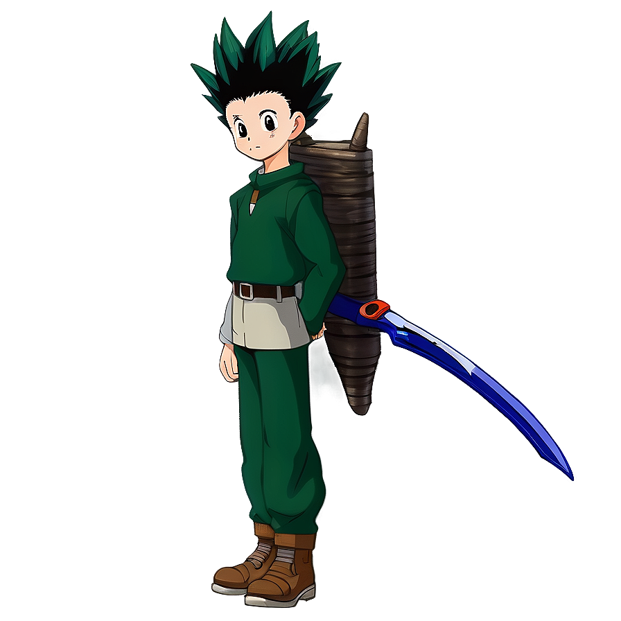 Gon Freecss With Hunter License Png Chf PNG