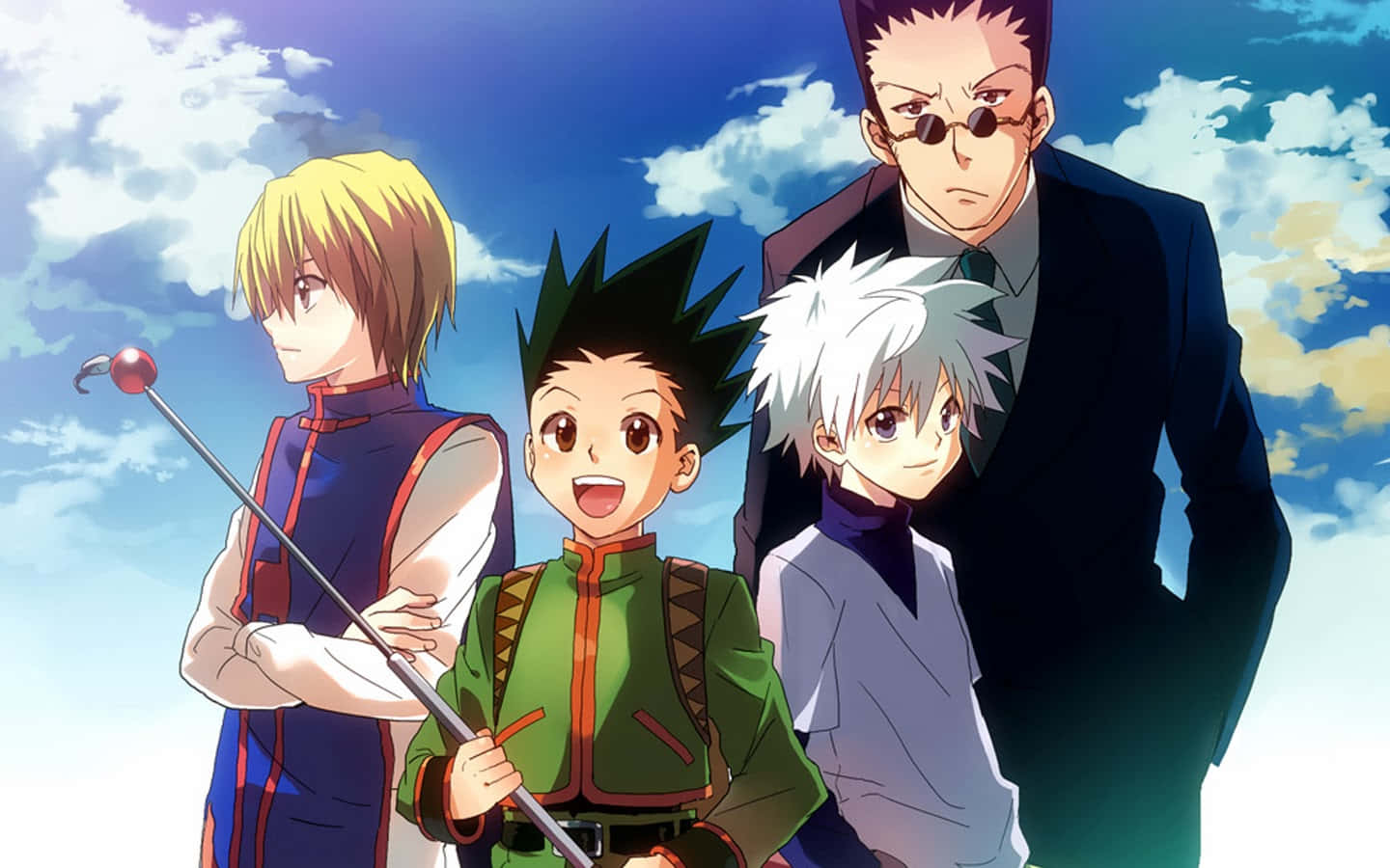 Gon and Killua - Childhood Friends on a Journey to Happiness Wallpaper