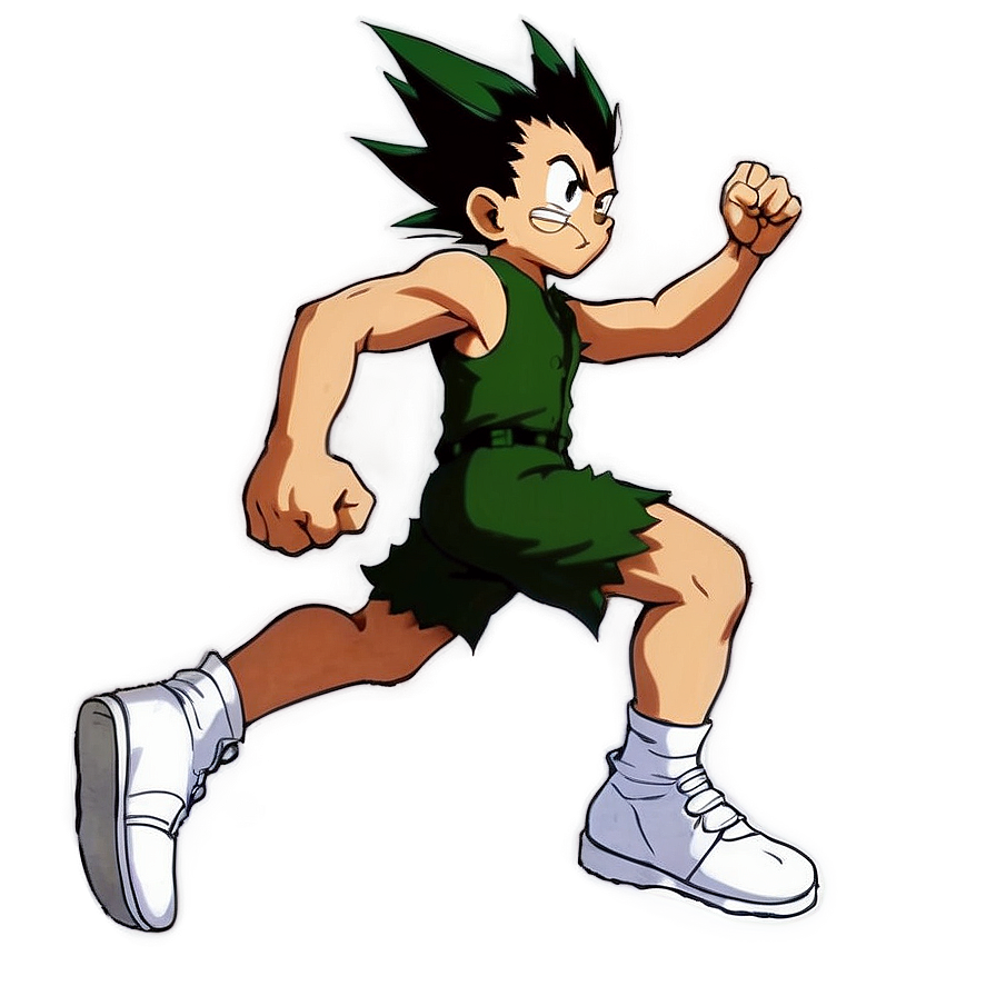 Download Gon Running Fast Png Gbo | Wallpapers.com