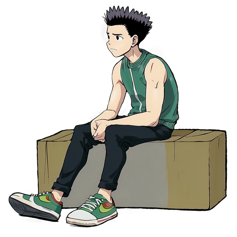 Gon Sitting Peacefully Png 82 PNG