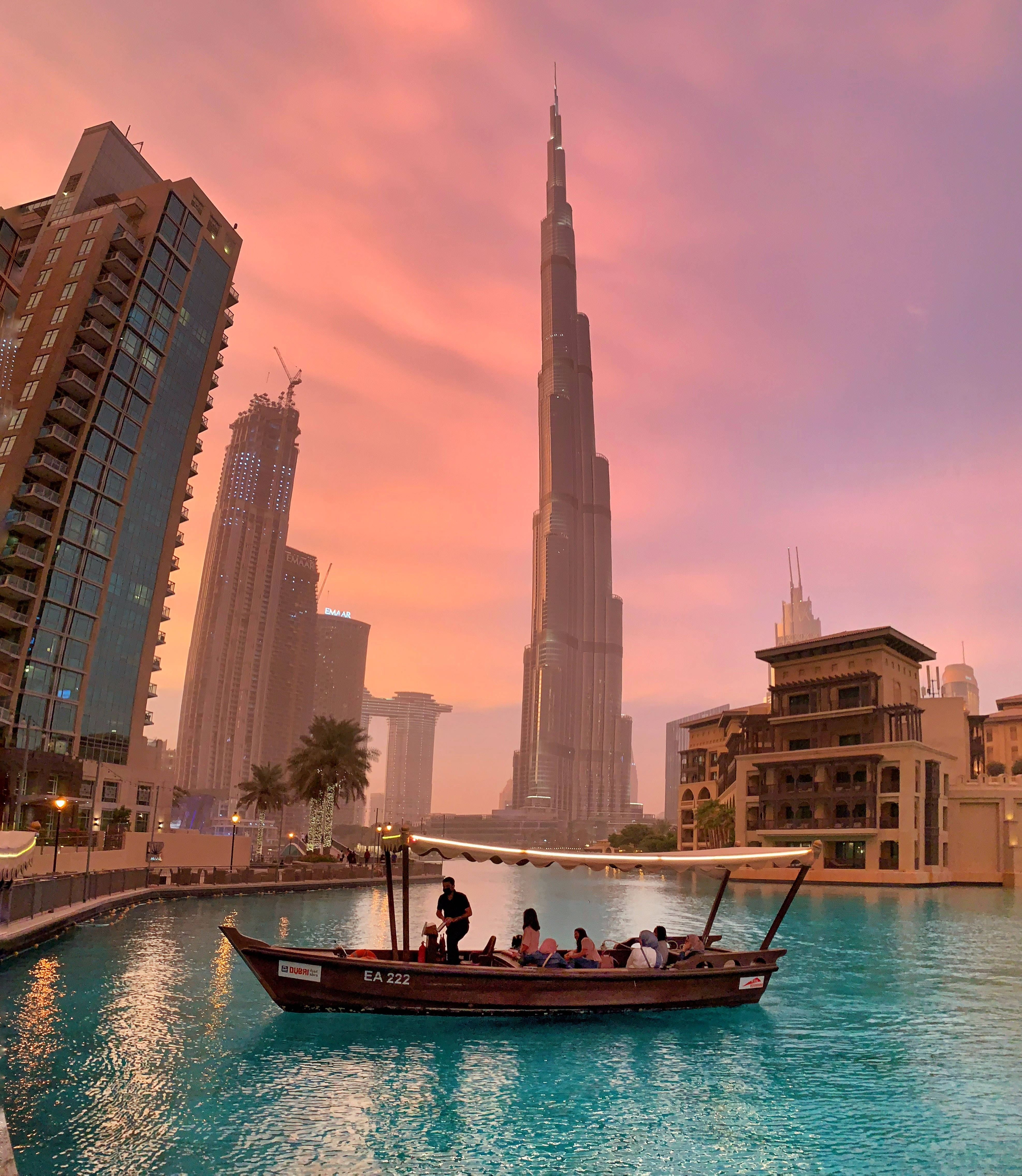 Gondola And Burj Khalifa Wallpaper