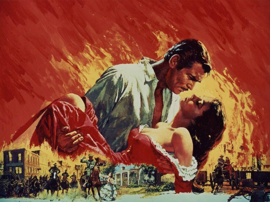 Gone With The Wind Digital Paint Wallpaper