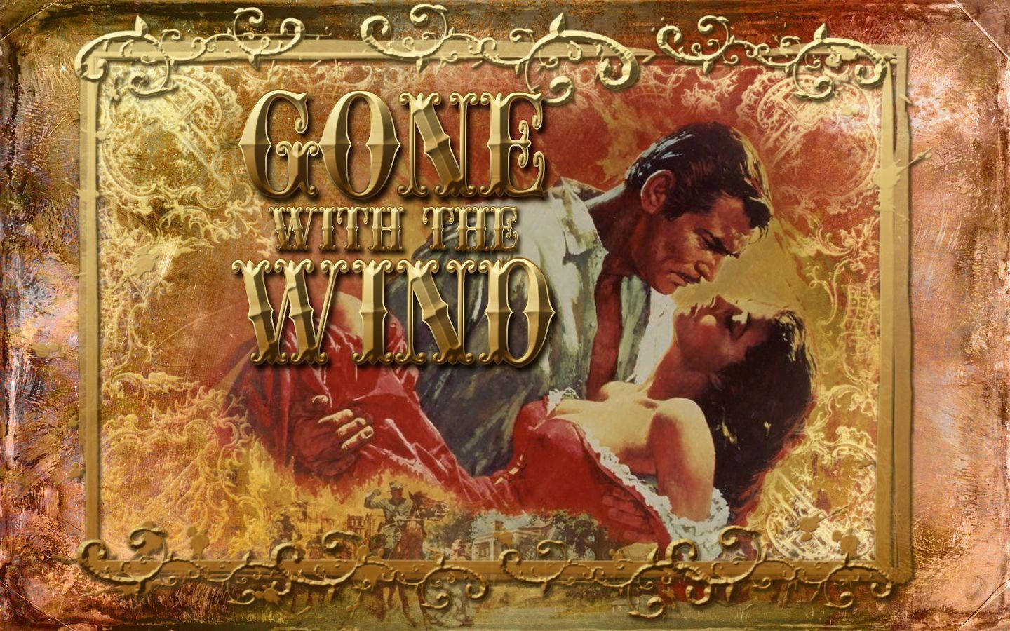 Gone With The Wind Ornamental Art Wallpaper