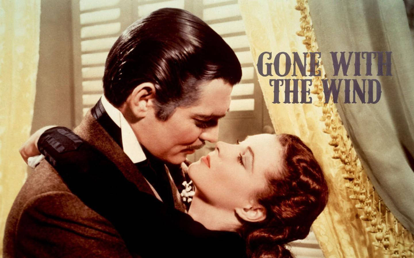 Gone With The Wind Romance Film Wallpaper