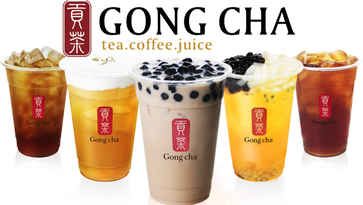 Gong Cha Bubble Tea Variety PNG