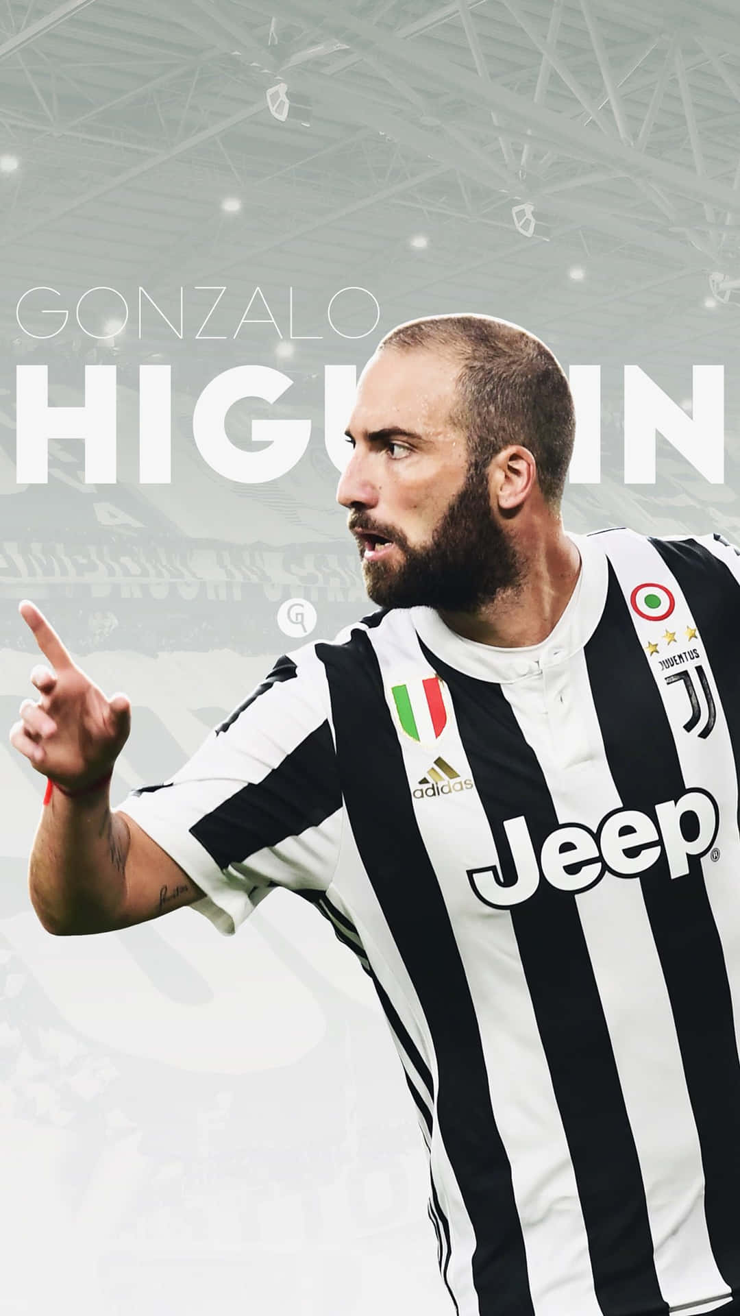 Gonzalo Higuain Juventus Fotbollsklubb Wallpaper