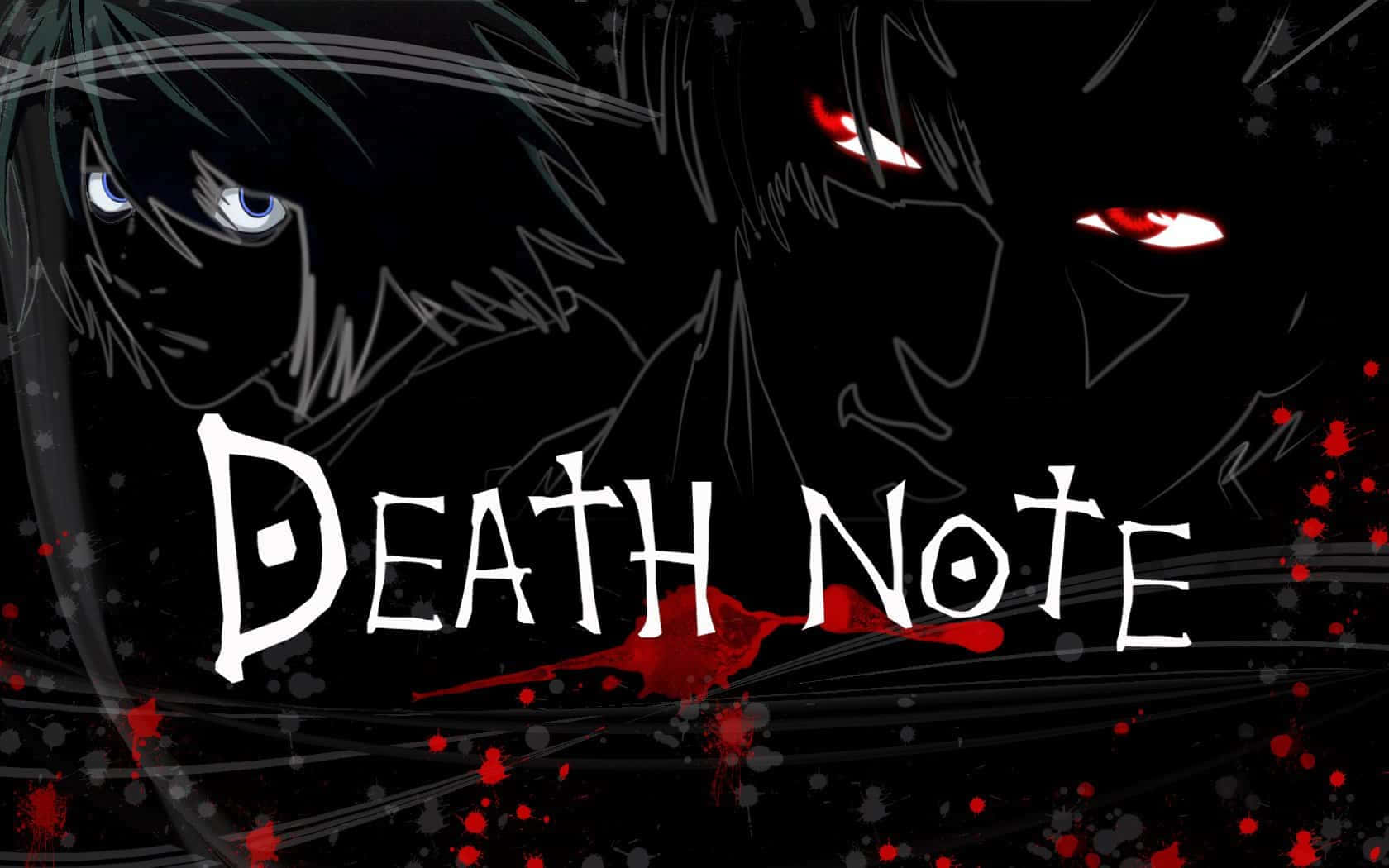 God Anime Death Note Light Yagami og L Computer Wallpaper Wallpaper