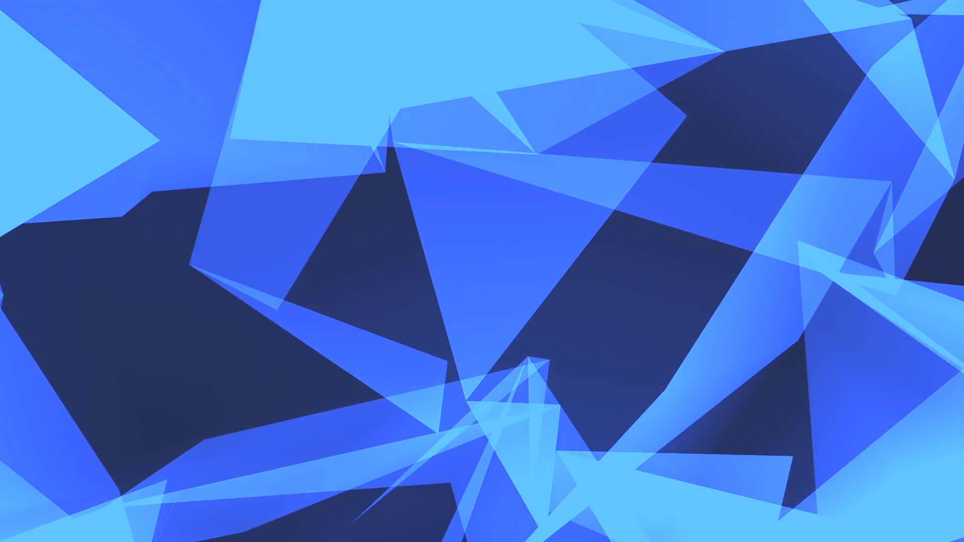 Fondoabstracto Azul Con Triángulos