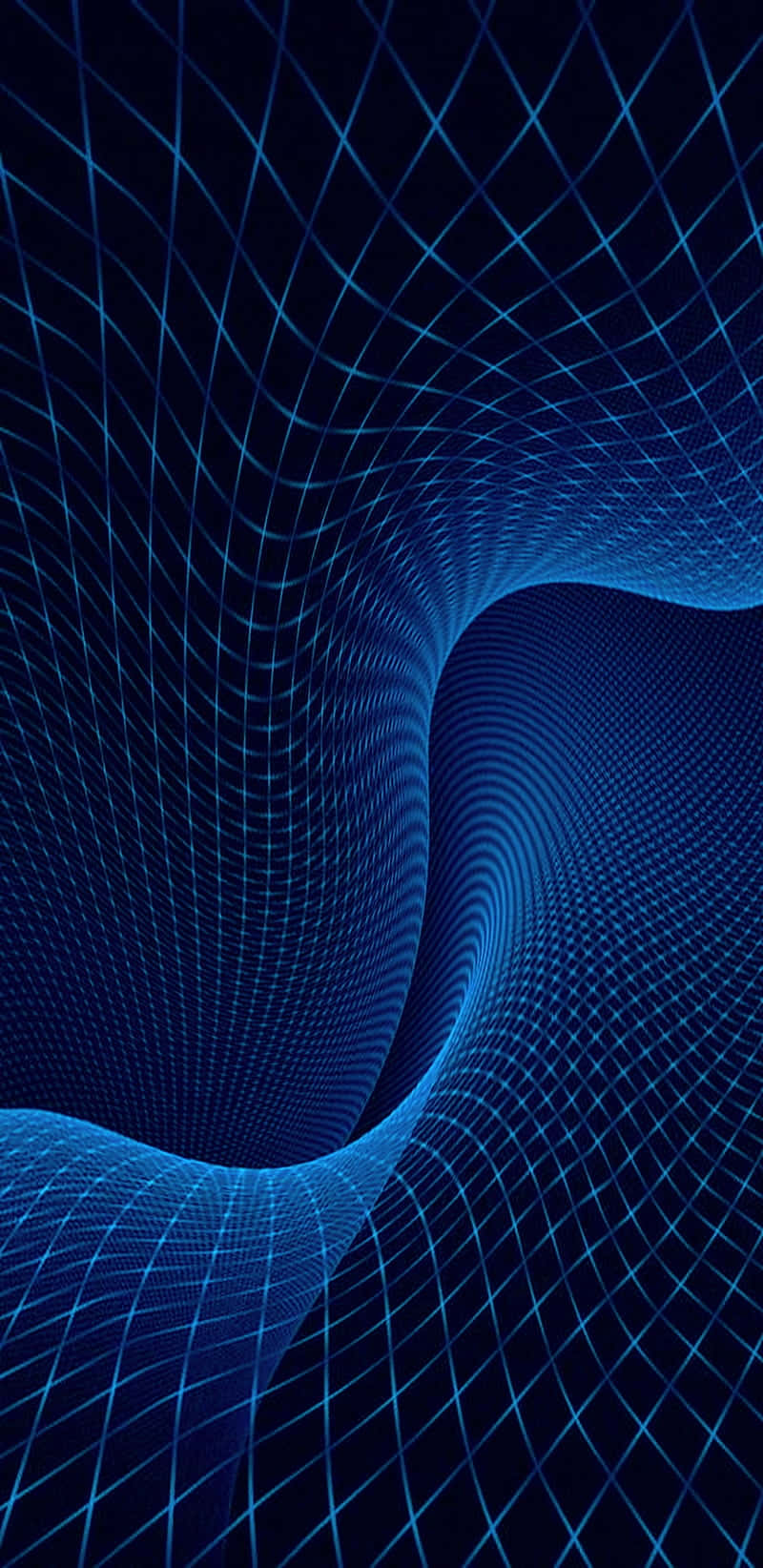 A Blue Abstract Background With A Wave Pattern