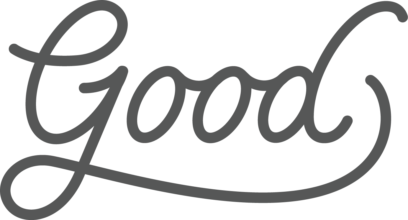 Good Coffee Logo Script Style PNG